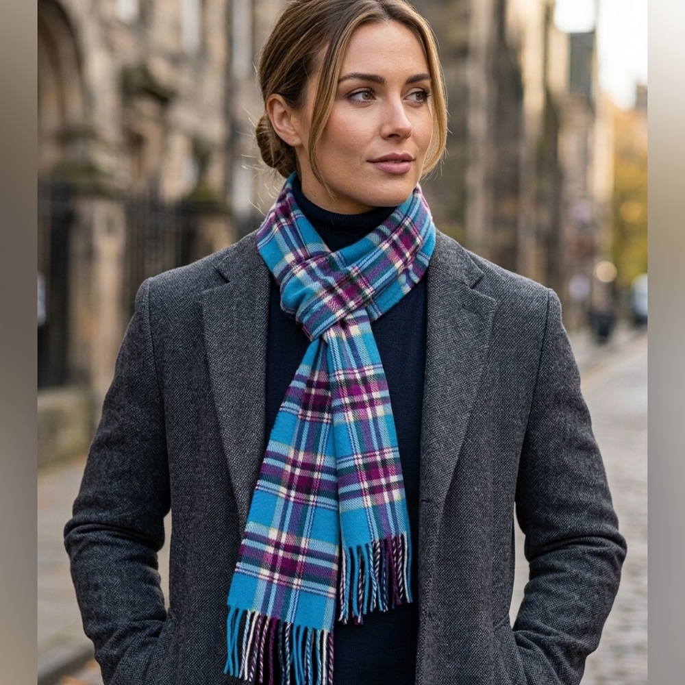 Marc Jacob’s 100% cashmere scarf unisex multicolor 60”